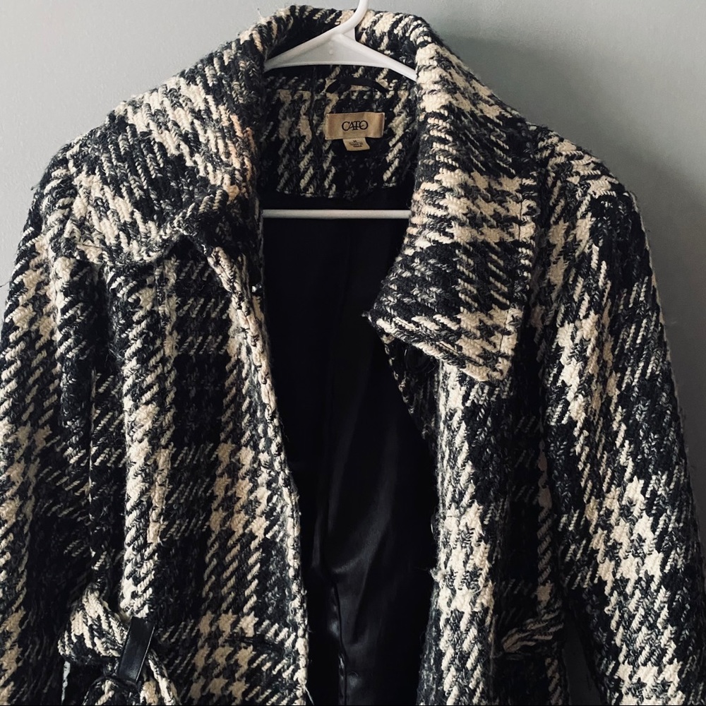 CATO houndstooth wool jacket - Picture 2 of 10